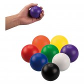 STRESS BALL ESFERICO LISO 6.3CM.
