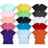 PLAYERA DAMA COLORES 100% ALGODON