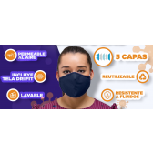 CUBREBOCAS 5 CAPAS